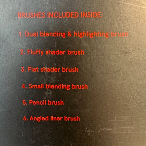 BH Drop Dead Gorgeous Killer Queen Brush Set Bag Cosmetics Makeup Red Black Vamp - Picture 9 of 9